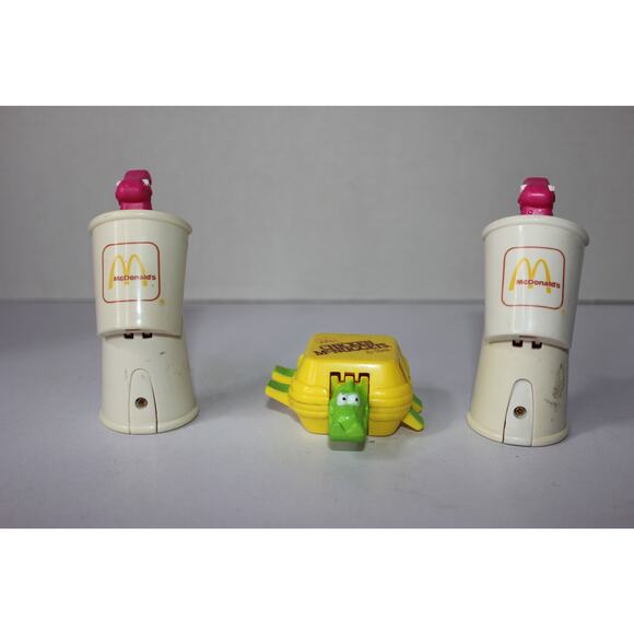 Vintage McDonalds Changeables Lot of 3 McDino Robots (600) - Picture 3 of 3